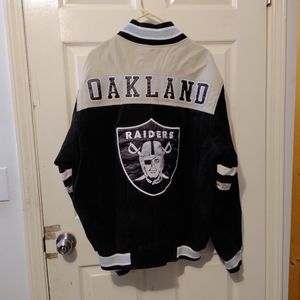 RARE Oakland Raiders NFL Varsity Jacket